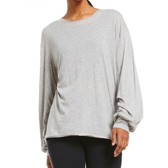 Free People Tops - HP NEW Free People grey long sleeved shirt tee top
